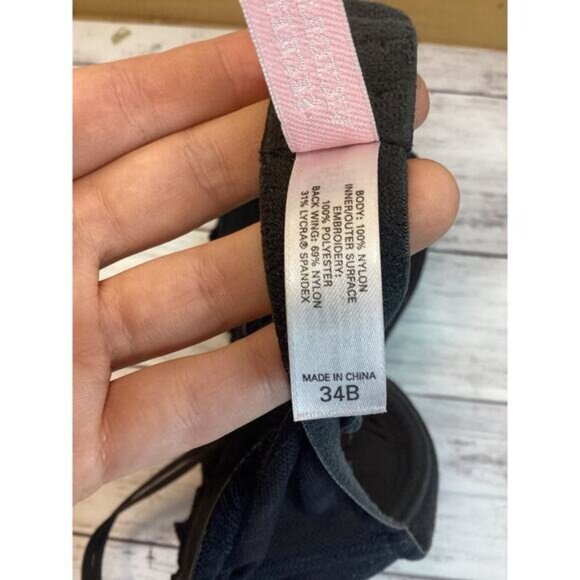 Goth y2k indie normcore gorpcore fisherman Victoria's Secret Women's Bra Size34B - Picture 4 of 4